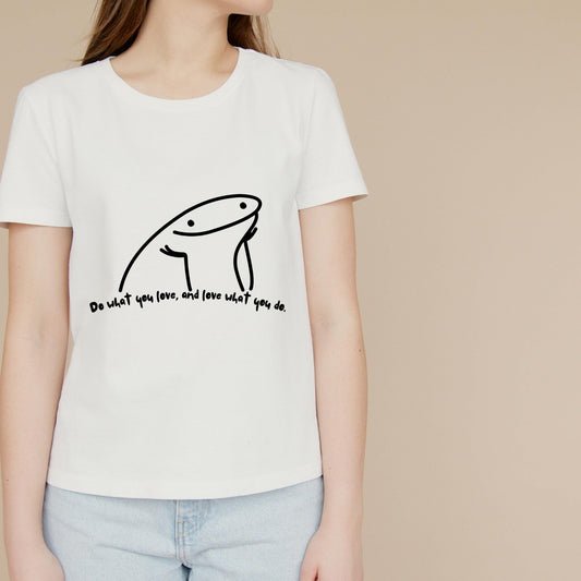 Doodle-style motivational quotes T-shirt