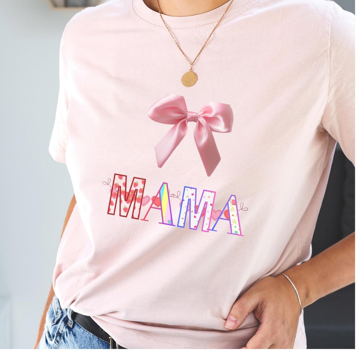 Retro Mama T-Shirt: Boho Style Design (PNG JPG PDF)