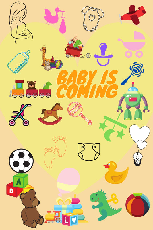 Ideas for baby, decoration for baby, wallpaper baby for digital print, poster, ready to be a father and mother, baby foot print