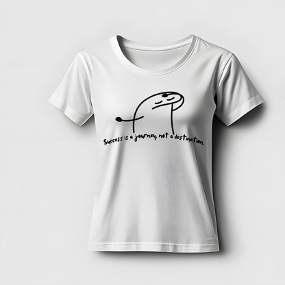 Doodle-style motivational quotes T-shirt