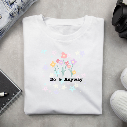 Minimalist Quote T-shirt Design Motivational Digital Download PNG Printable Typography Design