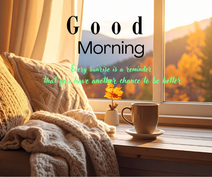 Start your morning with a little Beauty - my Good Morning templates are ready for you