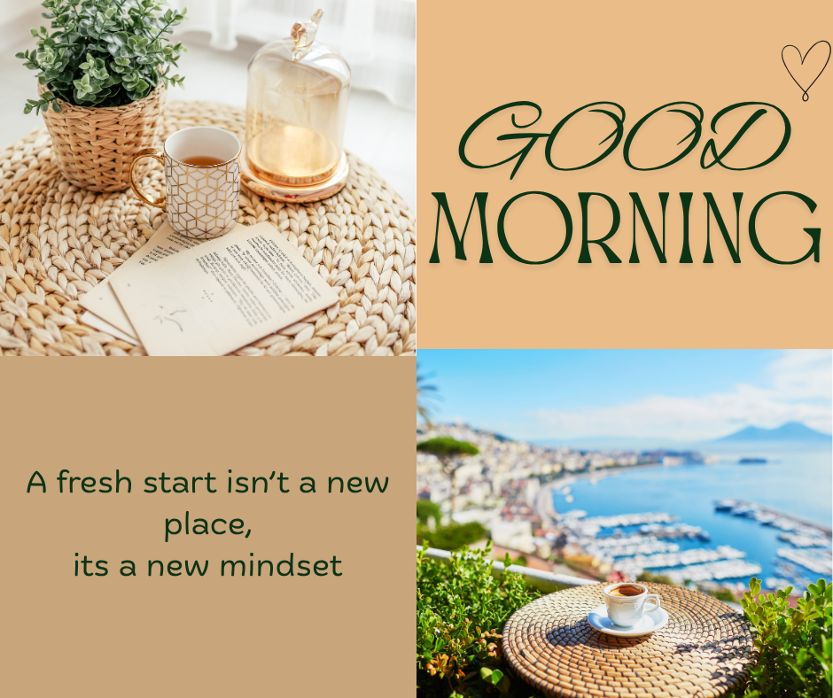 Start your morning with a little Beauty - my Good Morning templates are ready for you